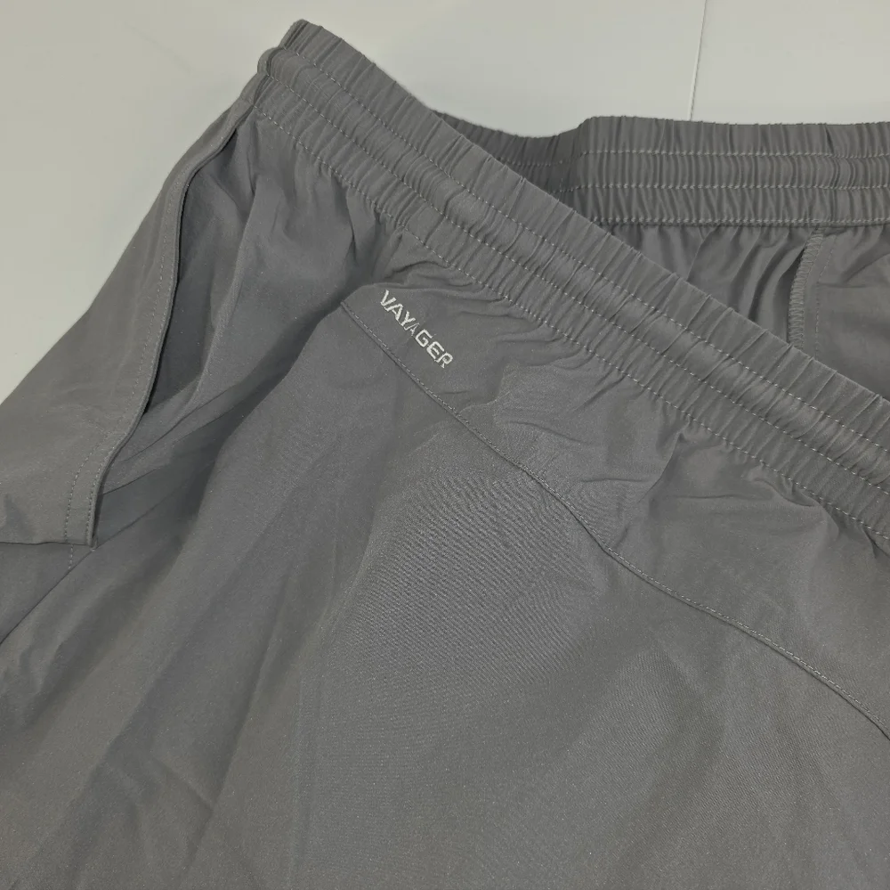Vayager Women's Gray Cargo Hiking Capri Cropped Pants Size XXXL I-1632